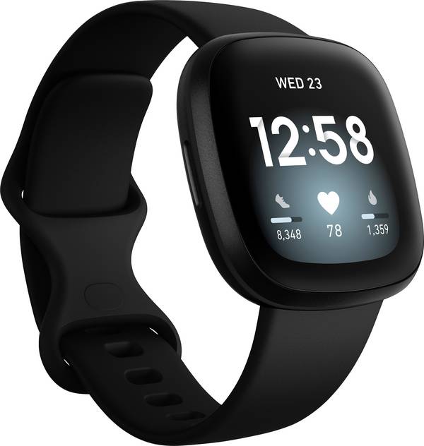 FitBit Versa 3 Montre connectée  TU noir