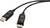 Deux câbles DisplayPort, chacun avec une extrémité étiquetée 'Display' et l'autre étiquetée 'Source'.