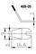 Dessin technique d'un composant avec côtes : 16,6 longueur, hauteurs de 9 et 5, numéro de pièce '409-05'.