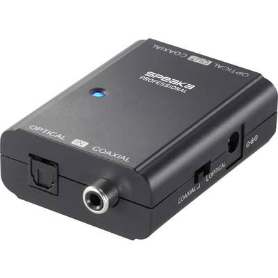 SpeaKa Professional audio Adaptateur SP-COC-300 [coaxial - Toslink] 
