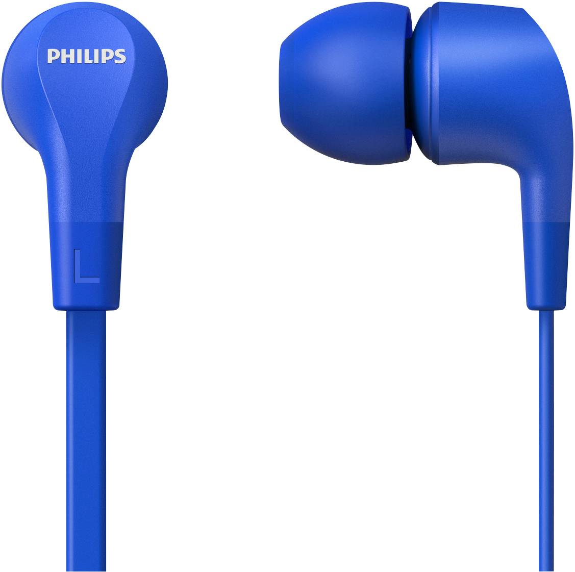Philips E1105BL Écouteurs intra-auriculaires filaire bleu volume réglable-0
