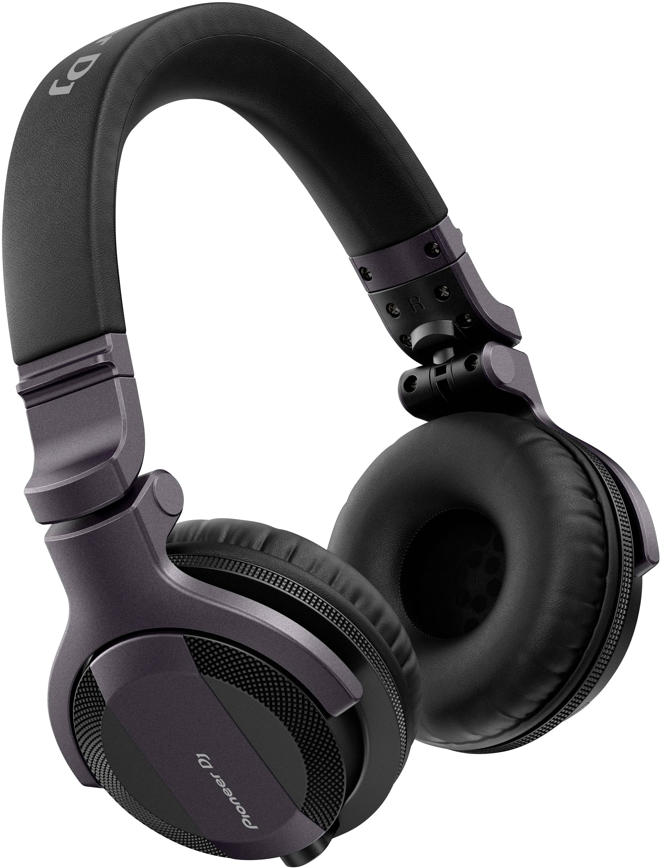 Casque audio noir over-ear fermé avec coussinets rembourrés et arceau réglable, adapté aux DJ et aux passionnés de musique.