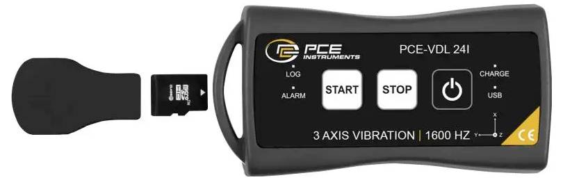 PCE Instruments PCE-VDL 24I Enregistreur de données d'accélération-4