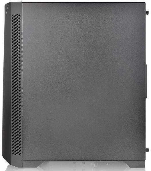 Thermaltake H350 TG RGB Tour midi Boîtier PC noir 1 ventilateur pré-installé, fenêtre latérale, filtre anti-poussière-2