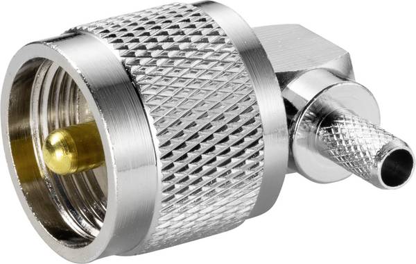 TRU COMPONENTS TC-9199208 Connecteur UHF mâle, coudé 50 Ω 1 pc(s)