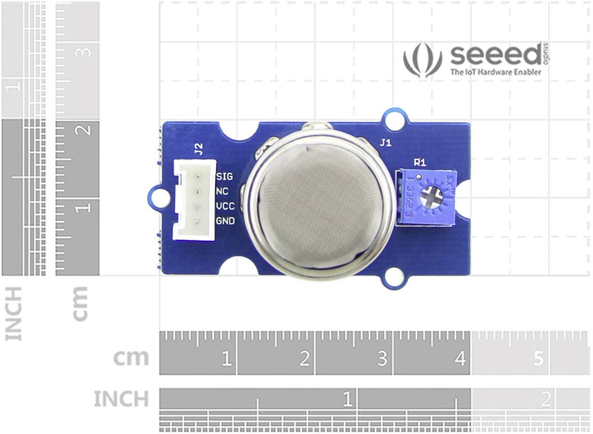 Seeed Studio 101020055 Capteur de gaz/fumée 1 pc(s) Convient pour (kits de développement): Arduino-3
