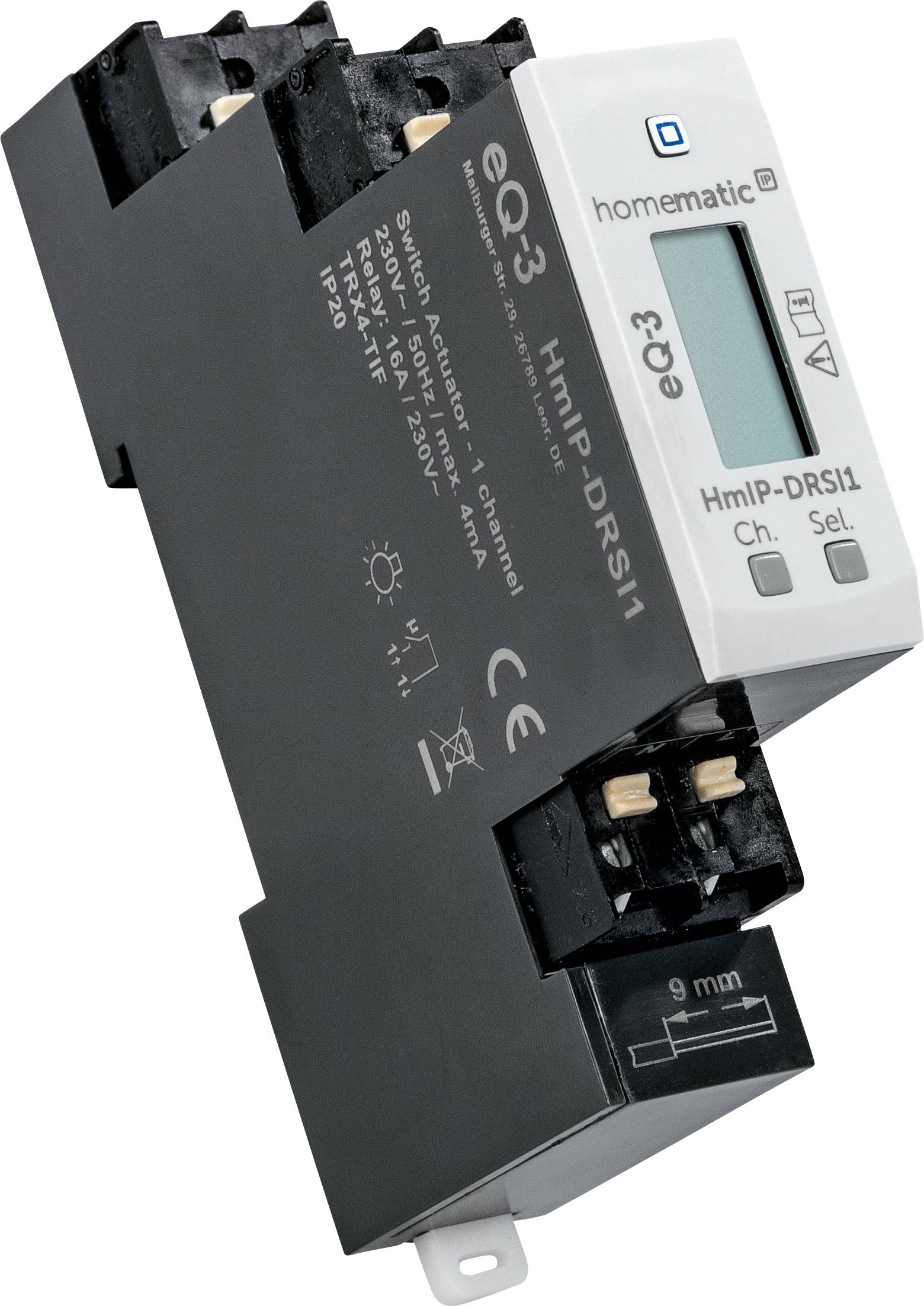 Homematic IP Actionneur de commutation HmIP-DRSI1