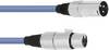 Omnitronic 3022010K XLR Câble de liaison [1x XLR mâle 3 pôles - 1x XLR femelle 3 pôles] 1.50 m bleu