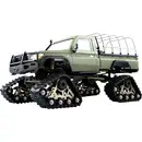 Amewi AMXRock RCX10PTS Scale Crawler Pick-Up mattgrün 1:10, RTR brushed 1:10 Auto RC électrique Crawler prêt à fonctionn