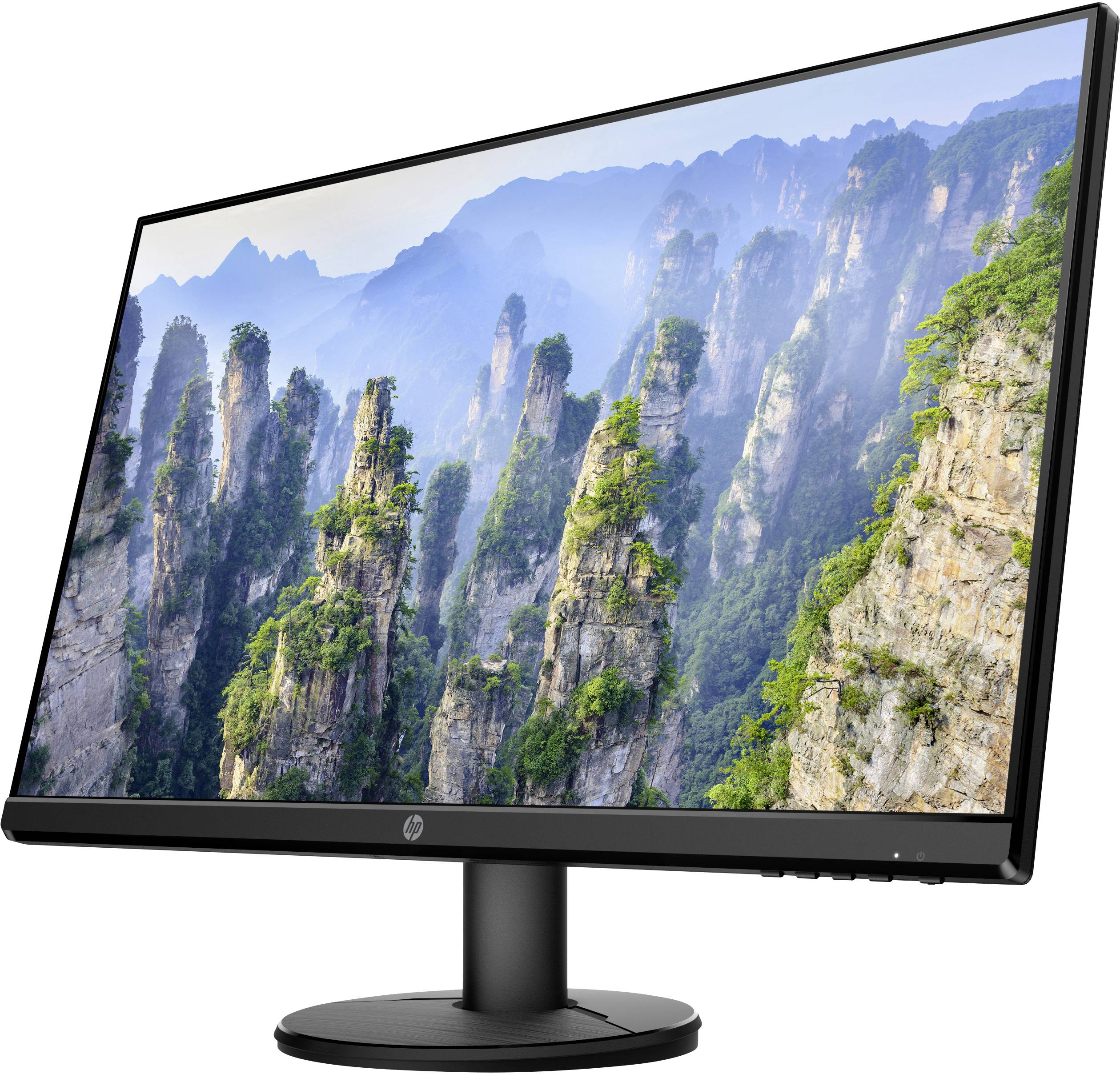 HP V27i FHD Moniteur LED 68.6 cm (27 pouces) CEE E (A - G);1920 x 1080 pixelsFull HD5 msHDMI™, VGAIPS LED-4