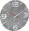 Horloge murale TFA Dostmann 60.3536.15 radiopiloté(e) 35 cm x 35 mm gris béton