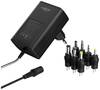 Ansmann 1201-0023 Bloc d'alimentation réglable 12 V/DC, 9 V/DC, 7.5 V/DC, 6 V, 4.5 V/DC, 3 V 1000 mA 12 W