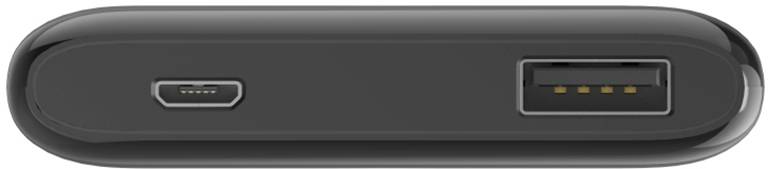 Hama SLIM 5HD Powerbank (batterie supplémentaire) 5000 mAh Fast Charge LiPo USB-A noir Affichage du statut-1