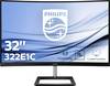 Moniteur LCD Philips Monitore 322E1C CEE F (A - G) 81.3 cm 32 pouces 1920 x 1080 pixels 16:9 4 ms Audio-Line-out VA LED
