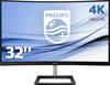 Moniteur LCD Philips Monitore 328E1CA CEE G (A - G) 81.3 cm 32 pouces 3840 x 2160 pixels 16:9 4 ms Audio-Line-out VA LED