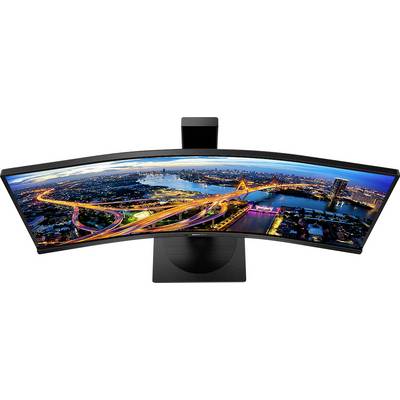 Moniteur LCD Philips Monitore 346B1C CEE G (A - G) 86.4 cm 34 pouces 3440 x 1440 pixels 21:9 5 ms RJ45, prise casque VA -4