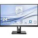 Moniteur LCD Philips Monitore 243B1 CEE E (A - G) 61 cm 24 pouces 1920 x 1080 pixels 16:9 4 ms RJ45, prise casque, Audio