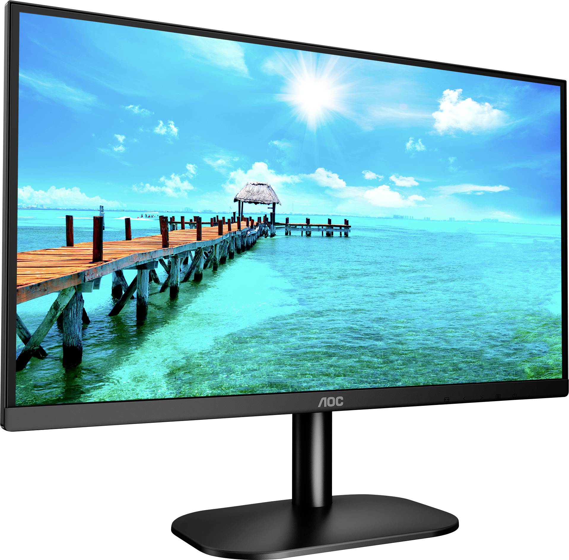 Moniteur LCD AOC 22B2H CEE E (A - G) 55.9 cm 22 pouces 1920 x 1080 pixels 16:9 6.5 ms prise casque VA LED-6