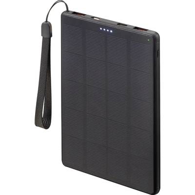 VOLTCRAFT SL-100VC Batterie externe solaire 10000 mAh Power Delivery LiPo  noir 