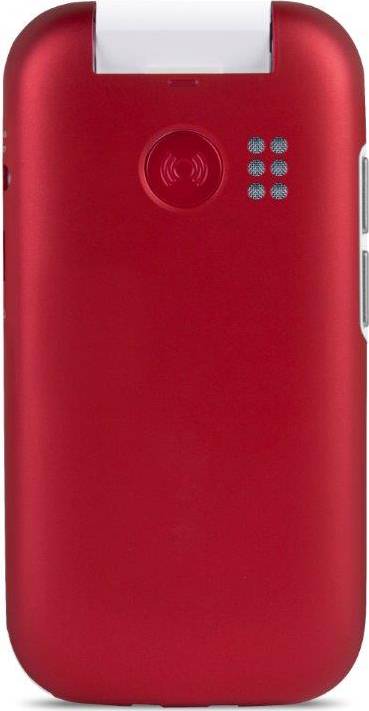 doro 7030 Téléphone portable pour séniors rouge, blanc-2