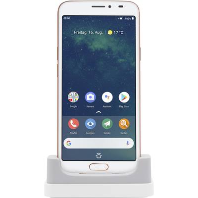 Smartphone pour séniors doro 8080  32 GB 14.5 cm blanc 5.7 pouces Android™ 9.0 