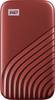 WD My Passport 1 TB Disque dur externe SSD 2,5" USB-C® rouge WDBAGF0010BRD-WESN