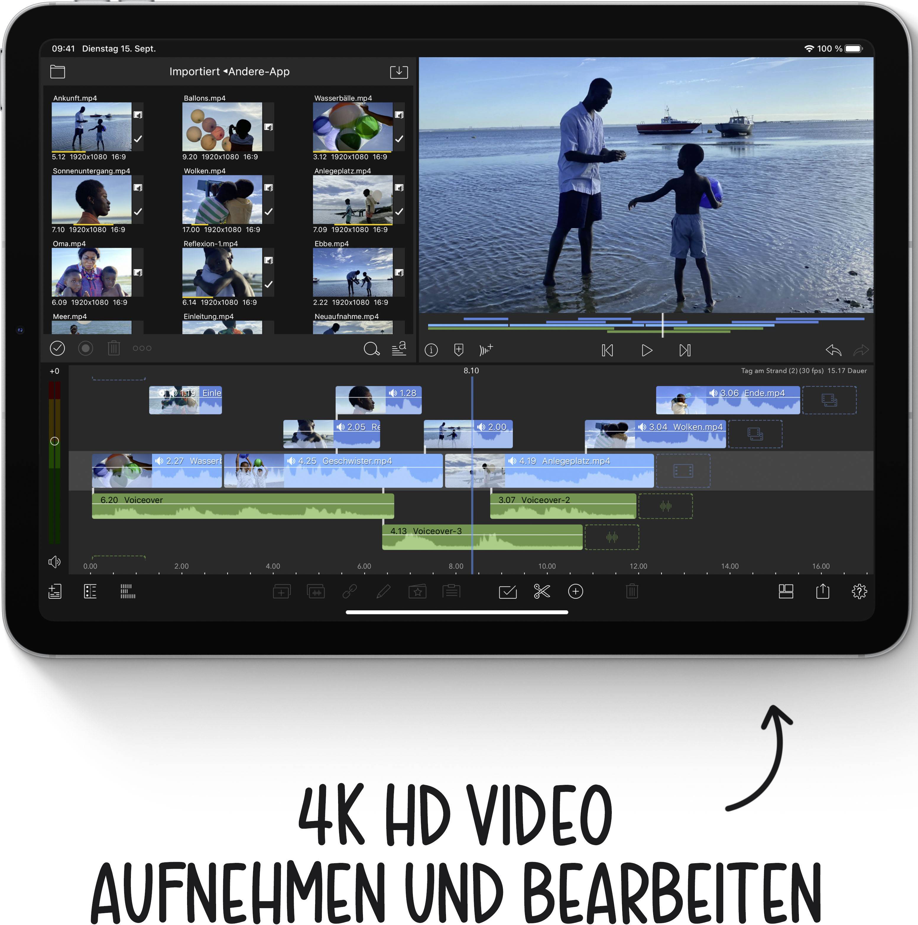 Apple iPad Air 10.9 (4e génération) WiFi 64 GB or rose 27.7 cm (10.9 pouces) 2360 x 1640 Pixel-5