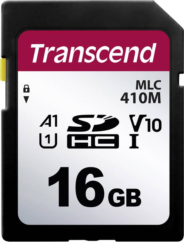 Transcend TS16GSDC410M Carte SD 16 GB Class 10 UHS-I