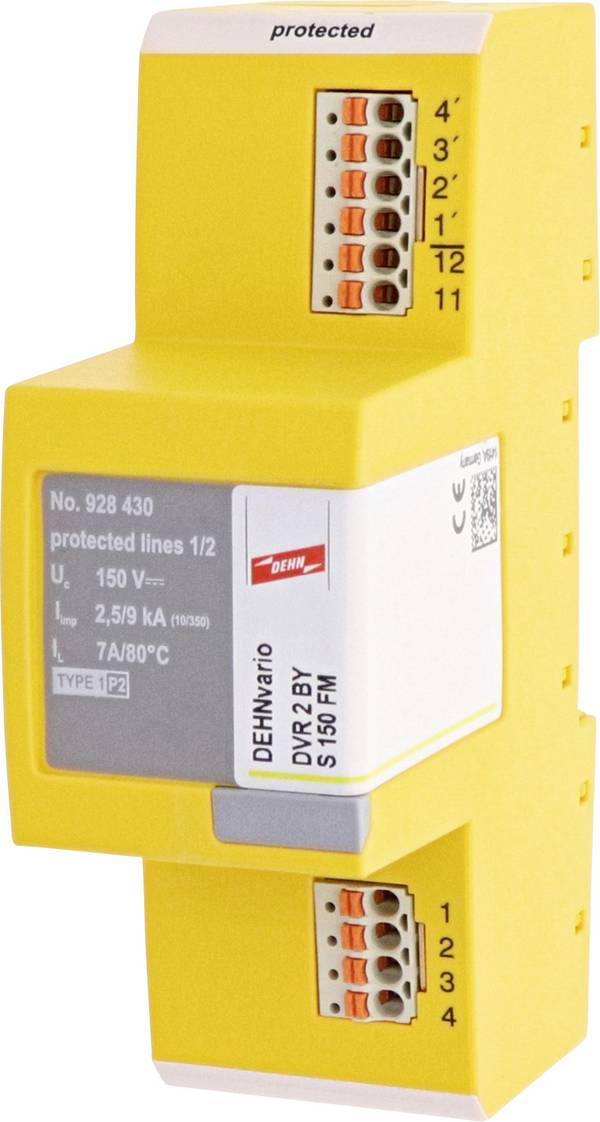 DEHN 928430 DVR 2 BY S 150 FM Parafoudre combiné   22.5 kA  1 pc(s)