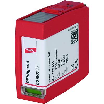 Dispositif de protection contre les surtensions de marque DEHN, modèle 'DEHNguard DG MOD 75'. Adapté pour la protection des systèmes électriques.