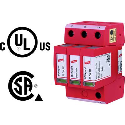 Protection contre les surtensions DEHnguard DG PLU 950, présente les certifications 'UL' et 'CSA'. Protège les systèmes électriques contre les surtensions.