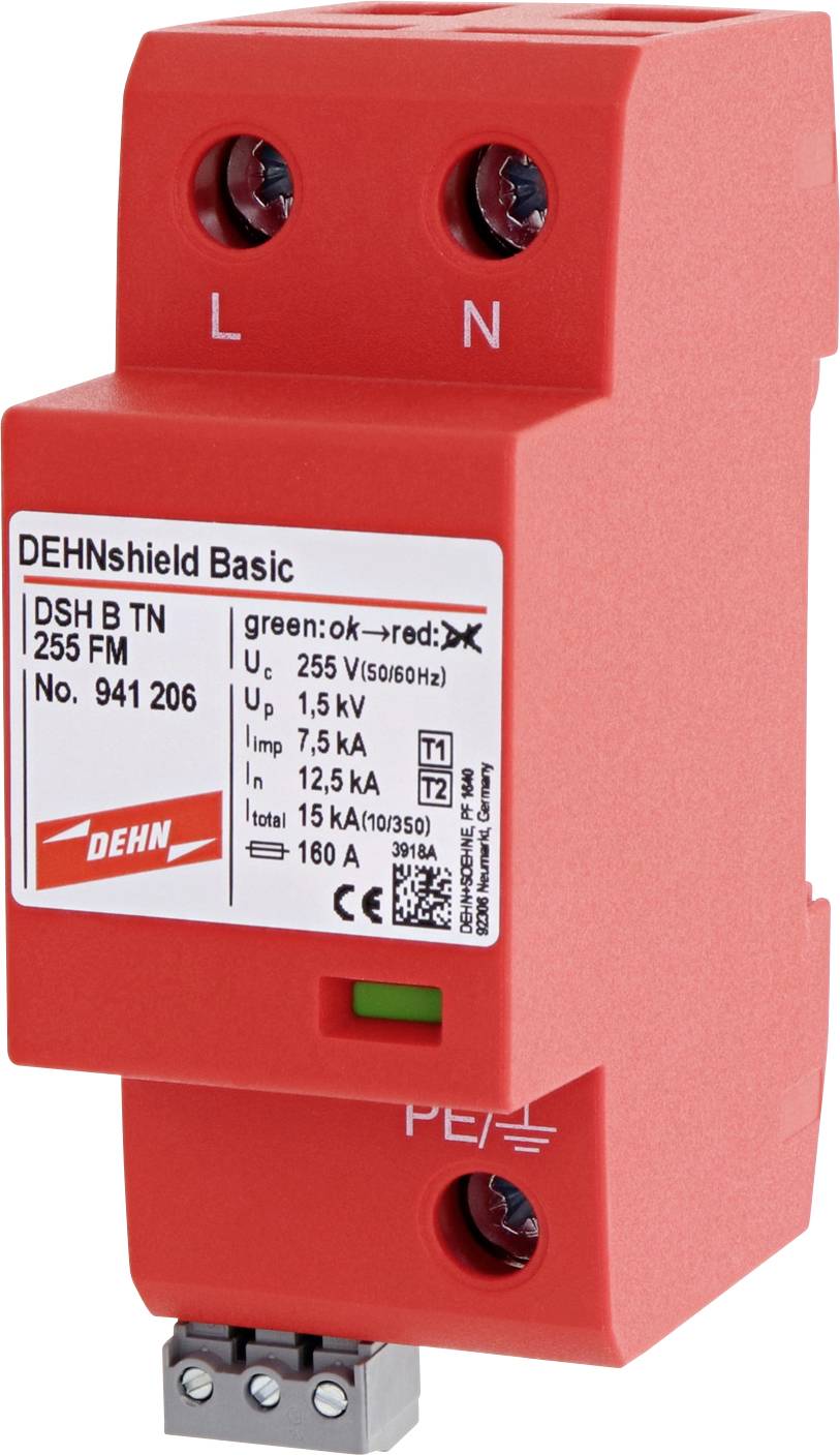 DEHN 941206 DSH B TN 255 FM Parafoudre combiné Piece 1 pc(s)