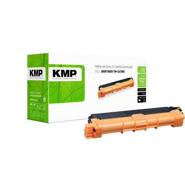 KMP Cassette de toner remplace Brother TN-247BK, TN247BK compatible noir 3000 pages B-T109X