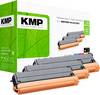 KMP Cassette de toner remplace Brother TN-247C, TN-247M, TN-247Y, TN247C, TN247M, TN247Y compatible cyan, magenta, jaune 2300 pages B-T125X