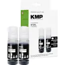 KMP Encre de recharge remplace HP 32XL, 1VV24AE compatible paquet de 2 noir 140 ml H197 1769,0001
