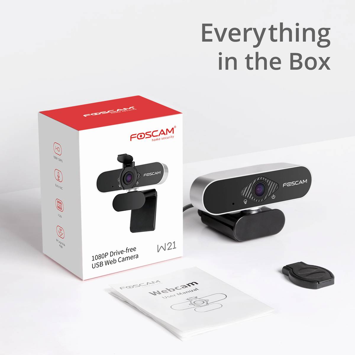Webcam Full HD Foscam W21 fscw21 1920 x 1080 Pixel-5