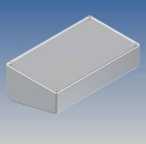 Boîtier Pupitre OKW AS054468 – ABS Et Aluminium Anodisé – Dimensions 228 X 76 X 216 Mm – Boîtier De Commande Robuste