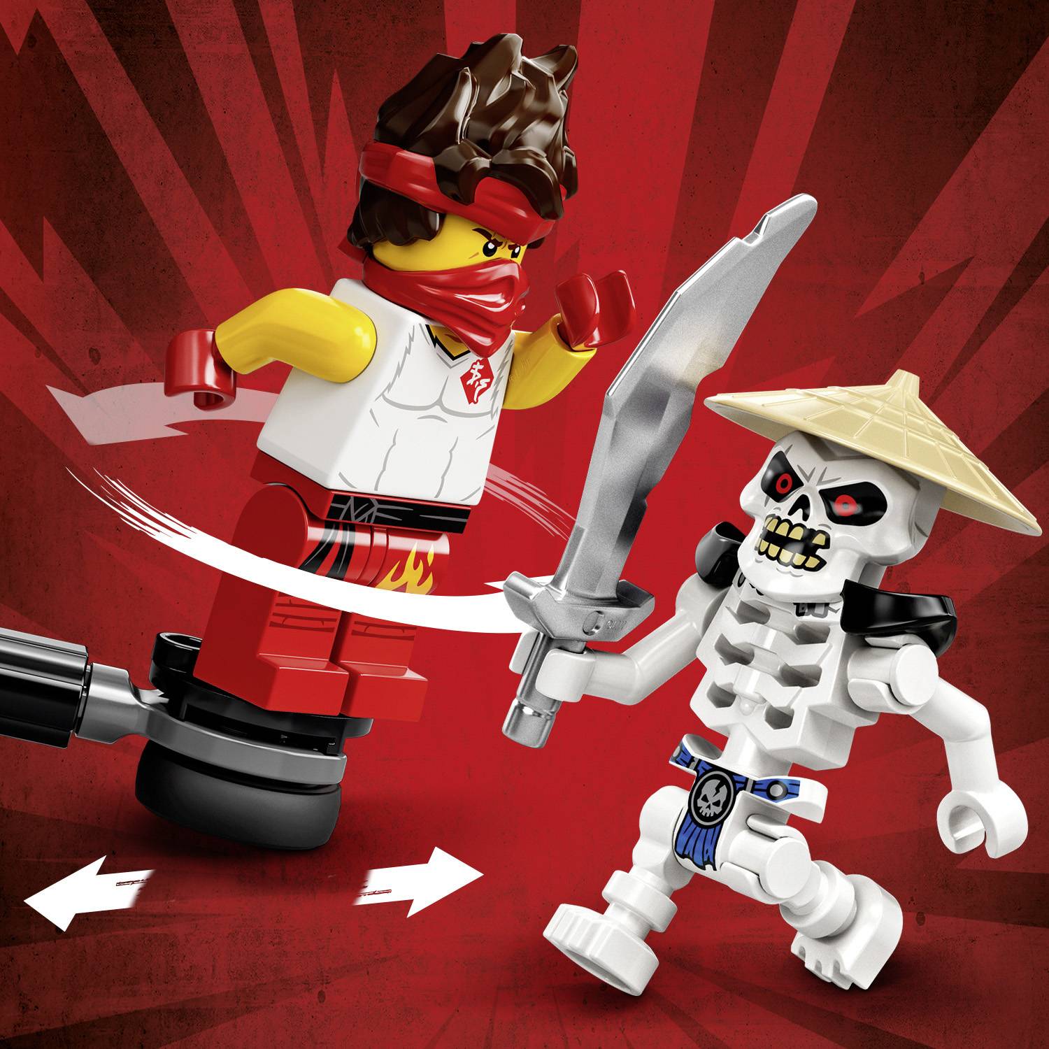 71730 LEGO® NINJAGO SET de bataille : kai vs. Skulkin-2