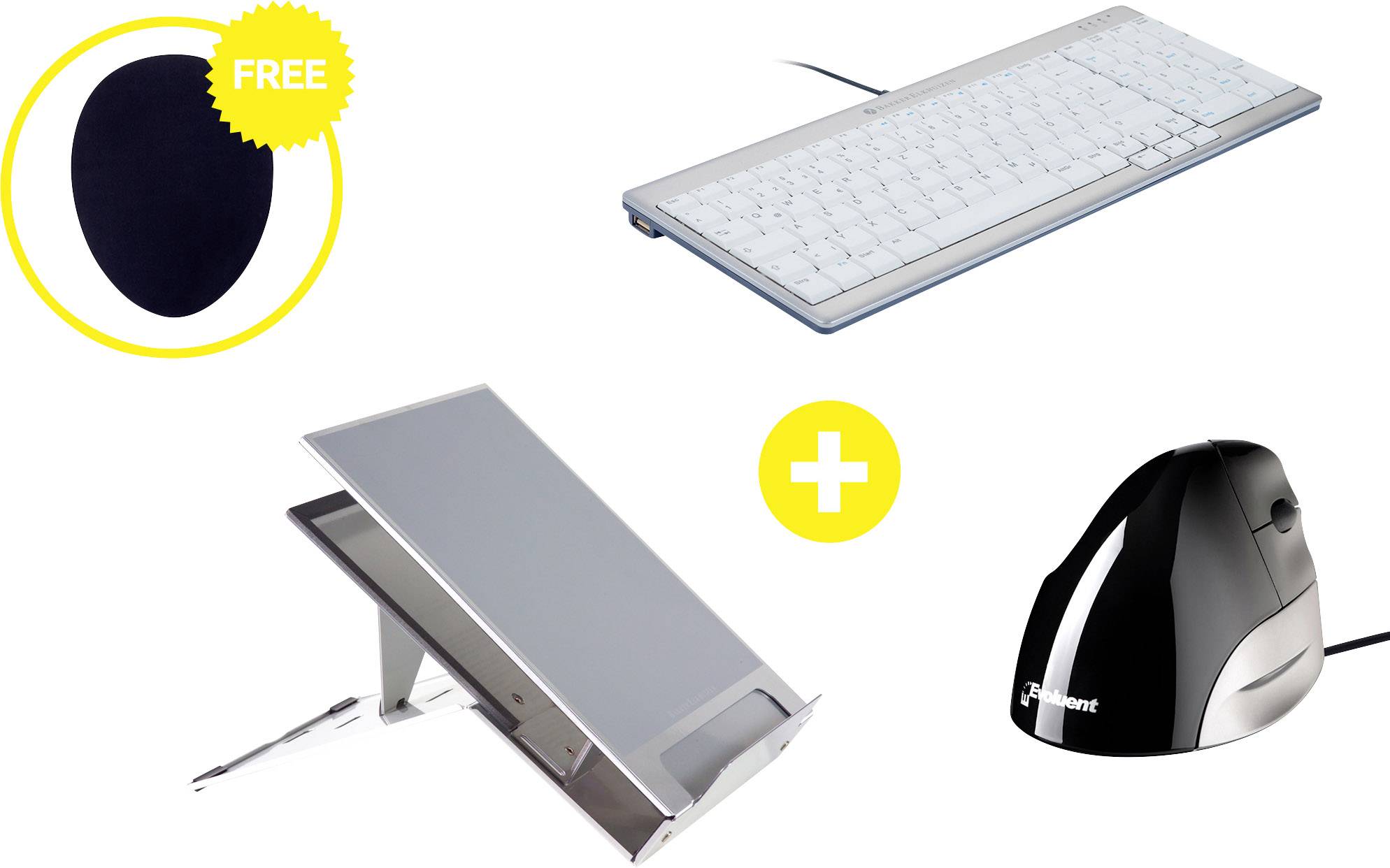 BakkerElkhuizen Homeworking Box Premium PLUS DE Set pour le télétravail Plage daltitude: 9 à 21 cm terre de Sienne