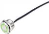 TRU COMPONENTS TC-9219104 Bouton-poussoir 24 V/DC 50 mA 1 x Off/(On) à rappel vert IP40 1 pc(s)