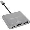 Terratec Station d'accueil pour ordinateur portable TERRATEC CONNECT C3 - Externer Videoadapter - USB-C Convient pour les marques: universel