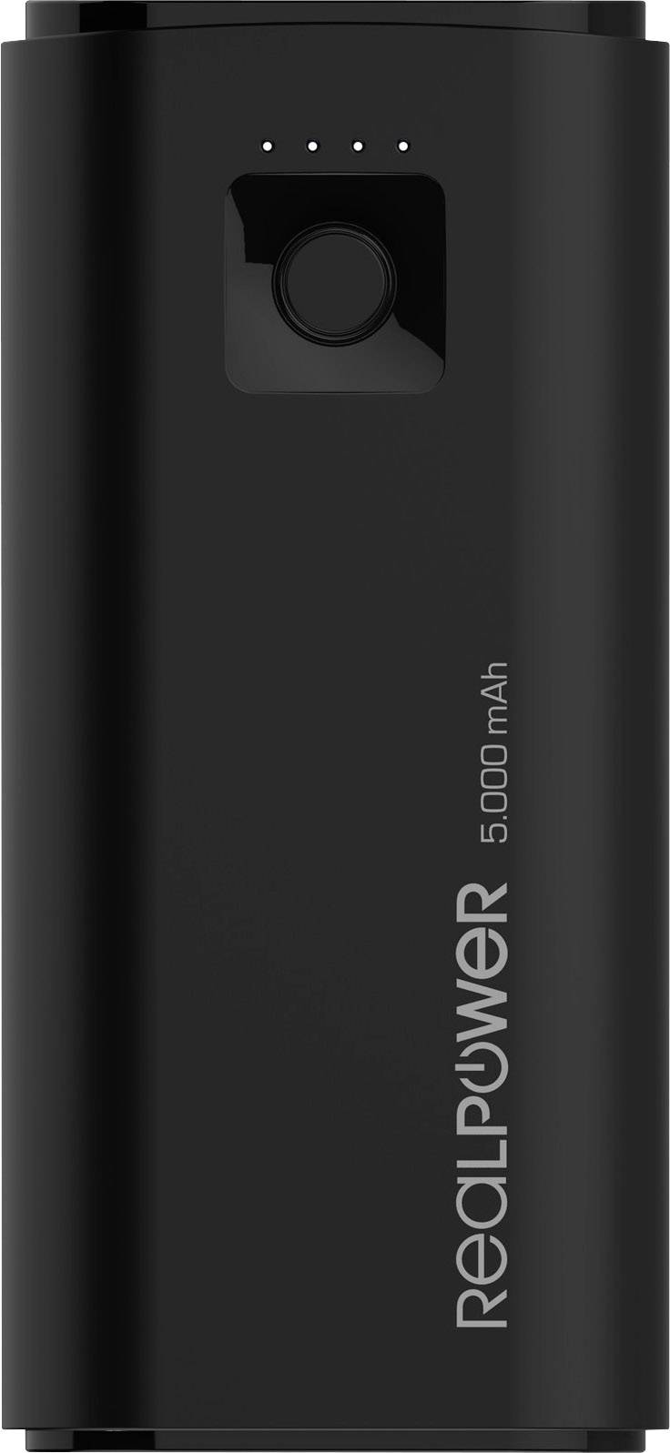 RealPower PB-5000 Powerbank (batterie supplémentaire) 5000 mAh Li-Ion noir-4