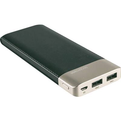 RealPower PB-8000 Powerbank (batterie supplémentaire) 8000 mAh LiPo noir-0