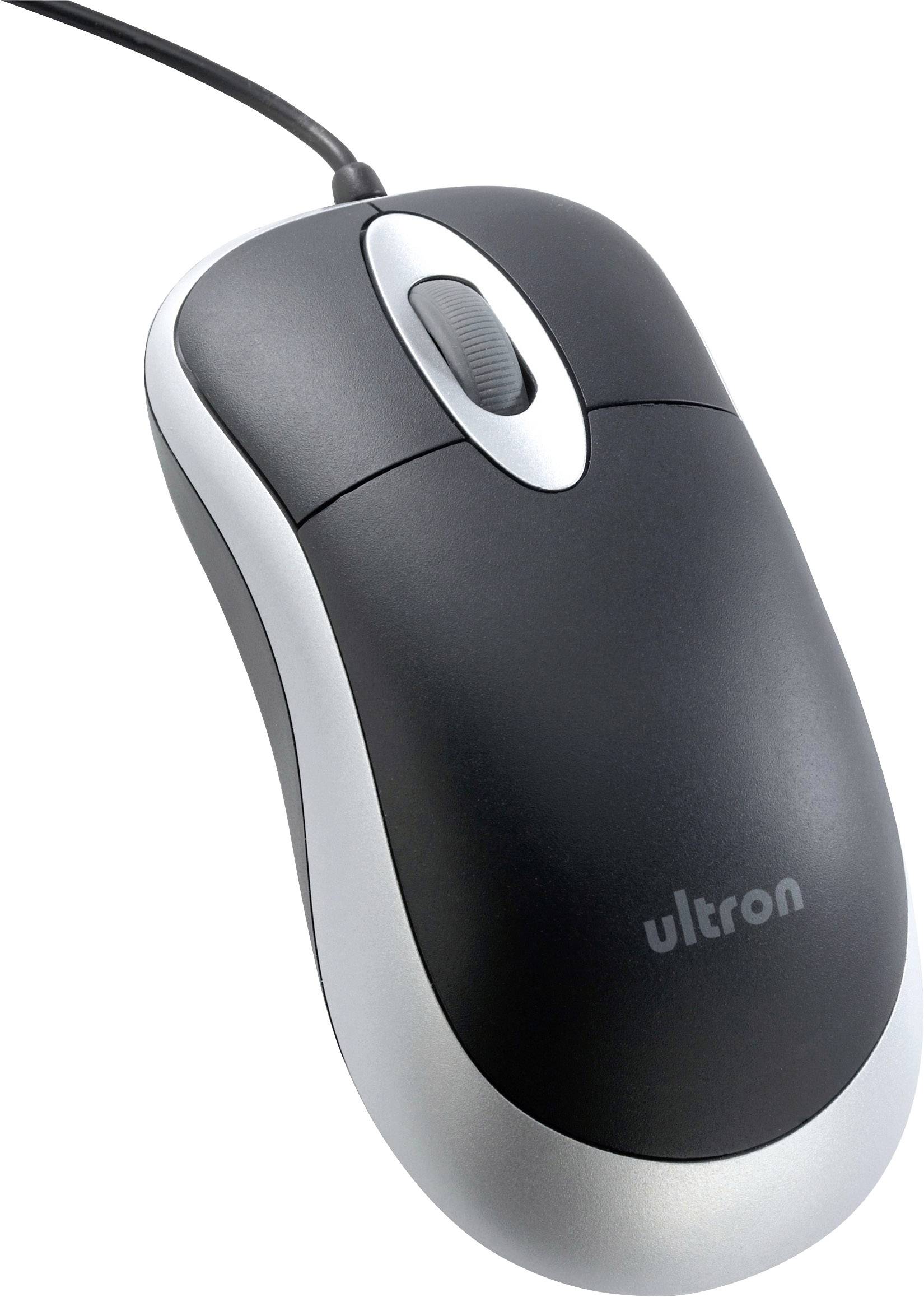 Ultron Mouse UM-100 basic optical USB, Optique, USB Type-A, 800 DPI-0