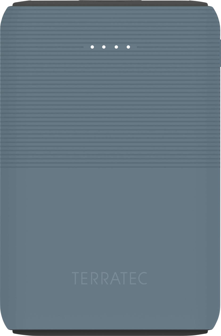 Terratec P100 Powerbank (batterie supplémentaire) 10000 mAh LiPo bleu-3