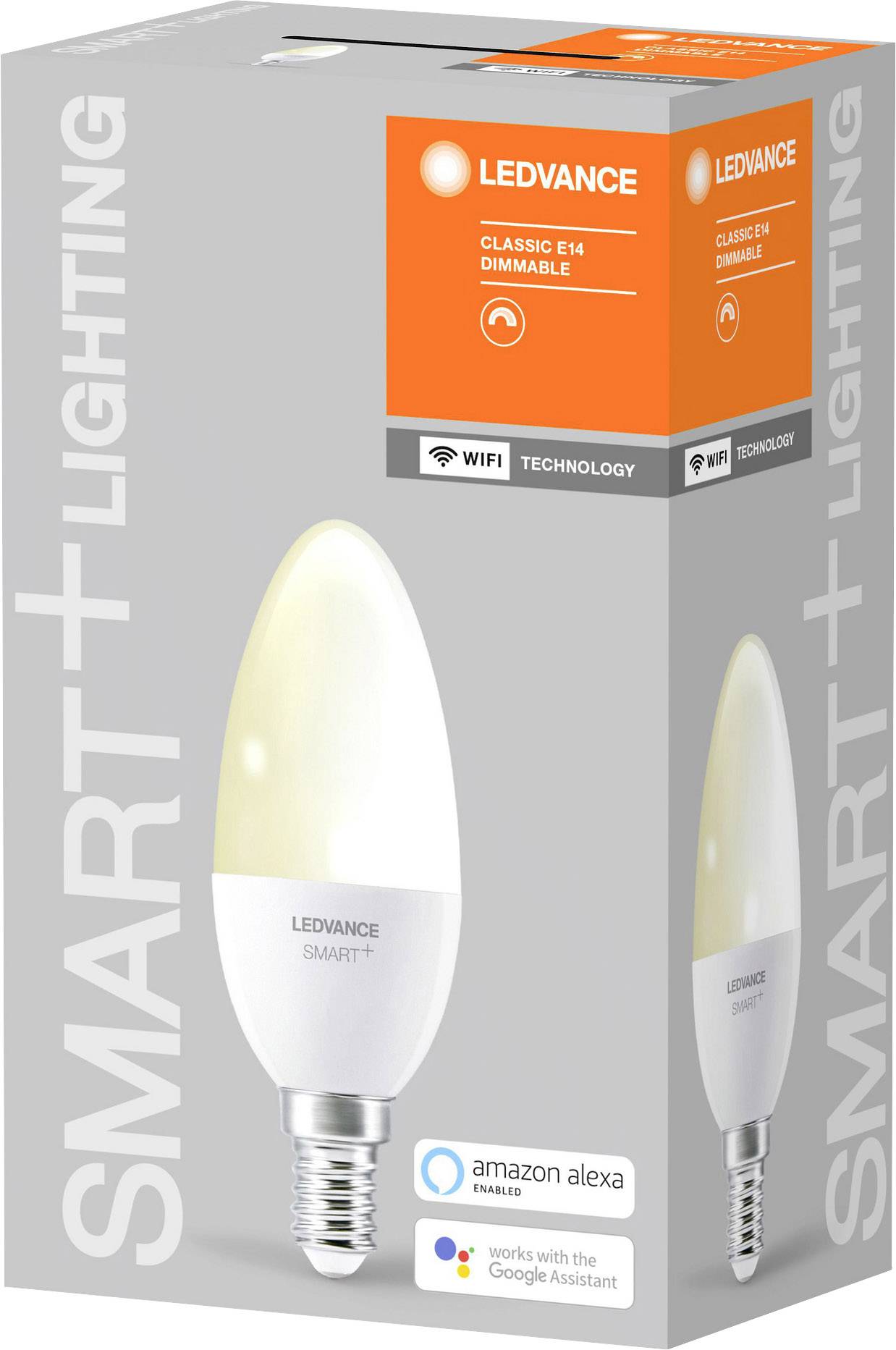 LEDVANCE SMART+ CEE: F (A - G) SMART+ WiFi Candle Dimmable 40 4.9 W/2700K E14 E14 blanc chaud-2