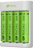 GP GPRCKCHE411571 Chargeur de piles rondes NiMH LR03 (AAA), LR6 (AA)