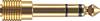 Oehlbach D1C35021 i-Jack AD 35/63 Jack audio Adaptateur [1x Jack femelle 3.5 mm - 1x Jack mâle 6,3 mm (stéréo)] or