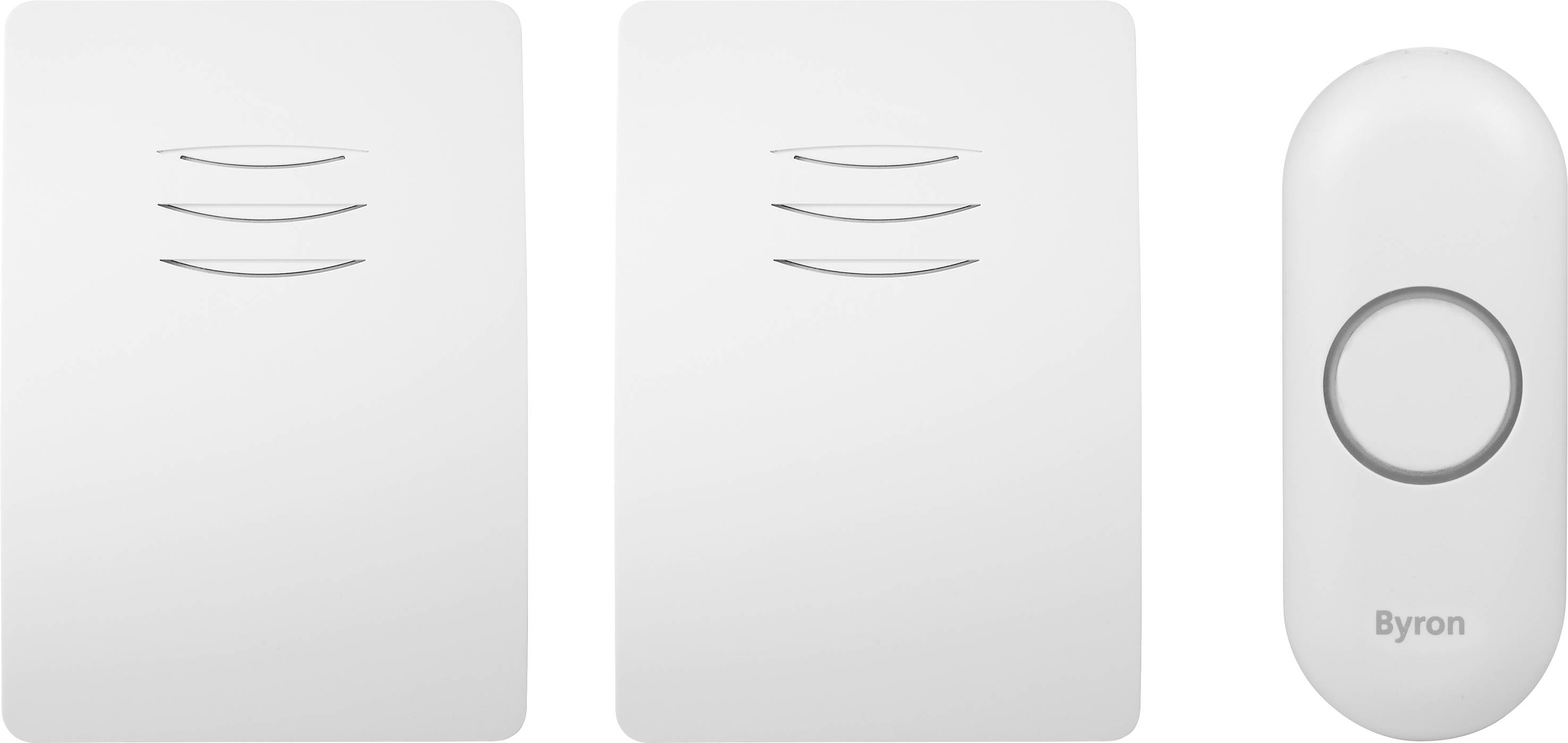 Set complet pour Sonnette sans fil Byron DBY-21134 100 m blanc-1