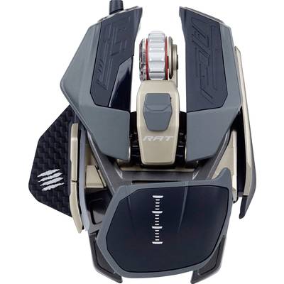 MadCatz R.A.T. PRO X3 Supreme Edition Souris de gaming ergonomique USB optique noir, or 10 Boutons 16000 dpi repose-poig